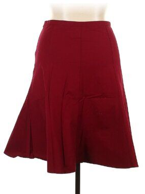 Gorgeous A-line midi skirt in Burgundy